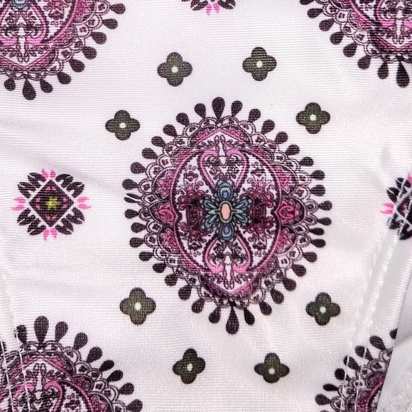 Boutique Pink & White X Wrap Bikini Swimsuit - Picture 8 of 8